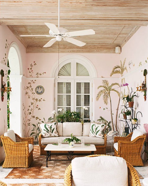 covered patio with wicker furniture - home decoration stock pictures, royalty-free photos & images