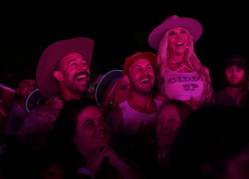 Crowd during Palomino Festival held at Brookside at the Rose Bowl on July 9, 2022 in Pasadena, California.