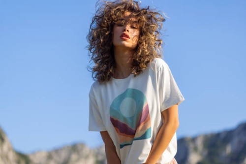 curly locks in nature - fashion stock pictures, royalty-free photos & images