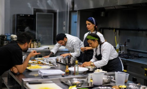 cursus opleiding koken - food stockfoto's en -beelden