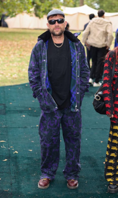 Damon Albarn attends the Burberry show during London Fashion Week September 2023 on September 18, 2023 in London, England.