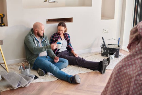 decorating tea break - home decoration stock pictures, royalty-free photos & images