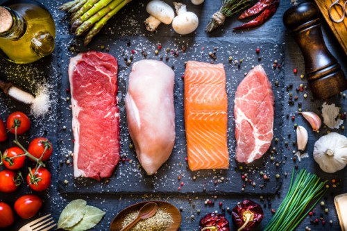 different types of animal protein - food stock pictures, royalty-free photos & images
