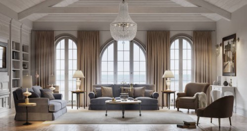 digital image of a beautiful house at the sea coast - home decoration stock pictures, royalty-free photos & images