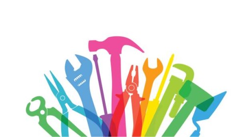 diy hand tools - home decoration stock illustrations