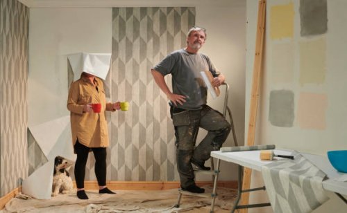 diy hero man - home decoration stock pictures, royalty-free photos & images
