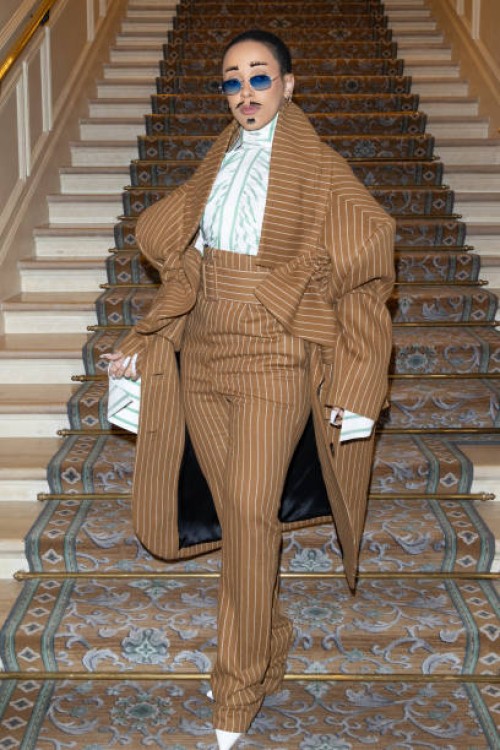Doja Cat attends the Viktor & Rolf Haute Couture Spring Summer 2023 show as part of Paris Fashion Week on January 25, 2023 in Paris, France.