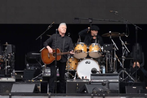 Don Henley of the Eagles performs on stage at Murrayfield on June 22, 2022 in Edinburgh, Scotland.