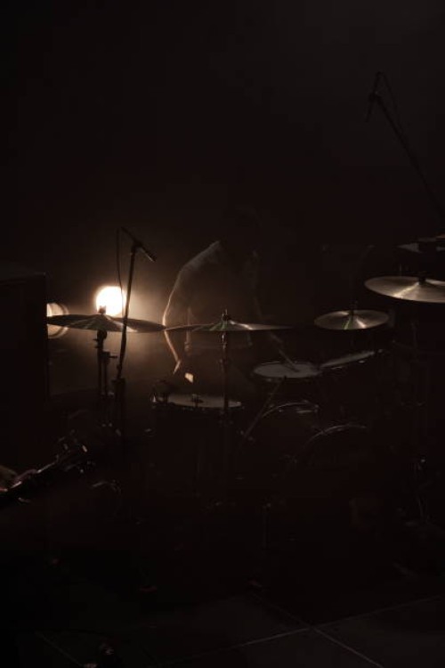 drum player in a live show - concert stock pictures, royalty-free photos & images
