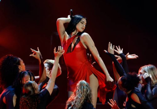 Dua Lipa performs onstage during iHeartRadio 102.7 KIIS FM's Jingle Ball 2022 Presented by Capital One at The Kia Forum on December 02, 2022 in...