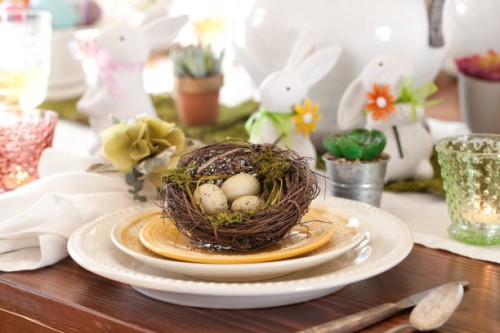 easter dining - home decoration stock pictures, royalty-free photos & images