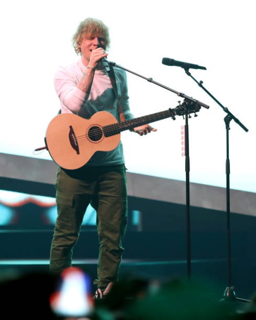 Ed Sheeran performs at Amazon Music Live Concert Series 2023 on September 21, 2023 in Los Angeles, California.
