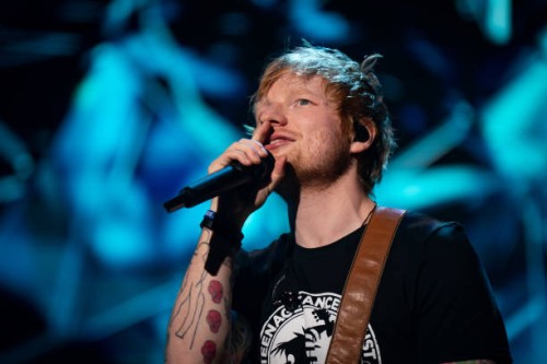 Ed Sheeran performs on stage during the Teenage Cancer Trust Concert, at the Royal Albert Hall, London. Picture date: Sunday March 27, 2022.