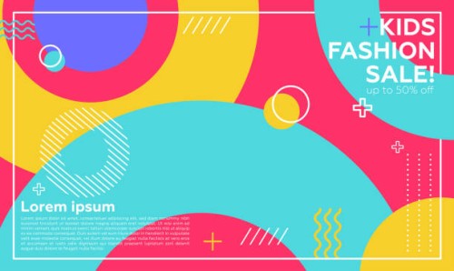 editable post template social media banners for digital marketing. promotion brand fashion. streaming. kids concepts - fashion stock illustrations