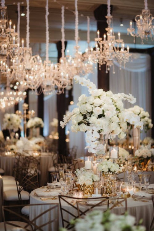 elegant ballroom wedding reception - home decoration stock pictures, royalty-free photos & images