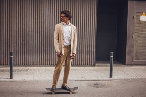elegant skater - fashion stock pictures, royalty-free photos & images