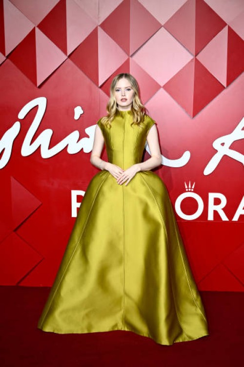 Ellie Bamber attends The Fashion Awards 2024 Presented by Pandora at the Royal Albert Hall on December 02, 2024 in London, England.
