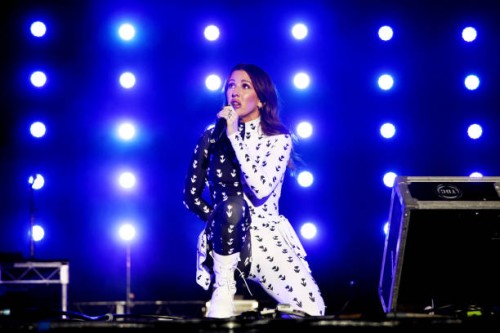 Ellie Goulding performs during the ART for All concert celebrating the Art Gallery of NSW at The Domain on December 10, 2022 in Sydney, Australia.