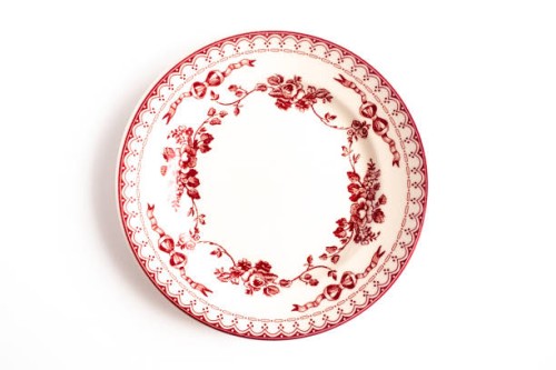 empty plate isolated on white background. directly above view. - home decoration stock pictures, royalty-free photos & images