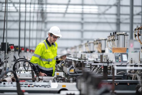 engineers working at heavy industry manufacturing factory - food stock pictures, royalty-free photos & images