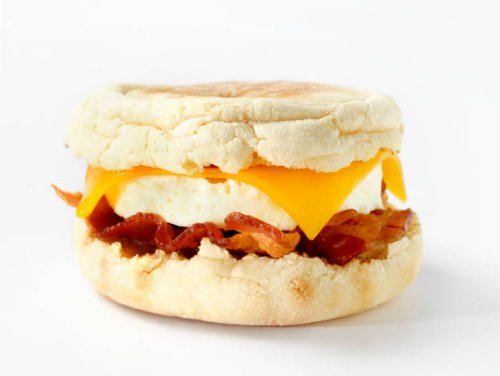 english muffin breakfast sandwich - junk food stock pictures, royalty-free photos & images
