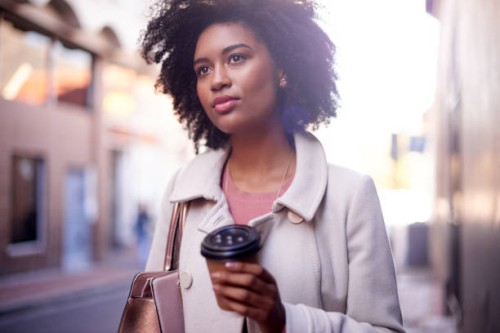 enjoying some coffee in the city - junk food stock pictures, royalty-free photos & images