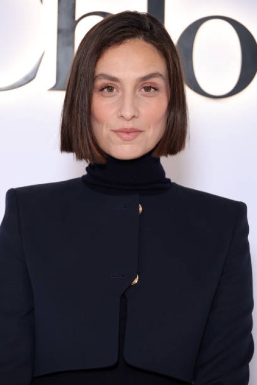 Erika Boldrin attends the Chloé Womenswear Fall/Winter 2024-2025 show as part of Paris Fashion Week on February 29, 2024 in Paris, France.