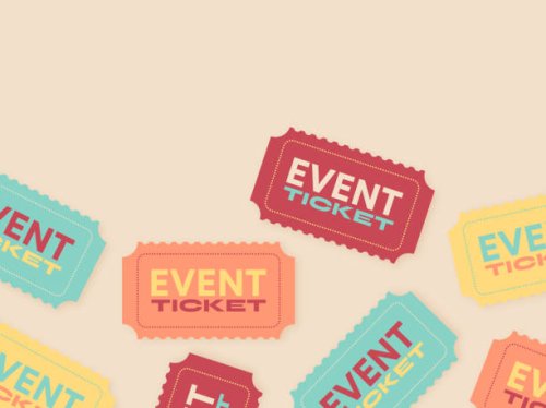 event ticket background - concert stock illustrations