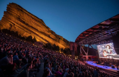 Fans at the Season 8 Centerpiece event during SeriesFest at Red Rocks Amphitheatre on May 08, 2022 in Morrison, Colorado.