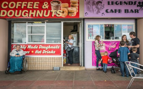 fasat food outlets at new brighton, wallasey, merseyside, uk. 30 june, 2013. - junk food stock pictures, royalty-free photos & images