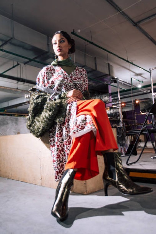 fashion portrait of woman indoors, lifestyle photography. person of color, diversity concept photo. - fashion stock pictures, royalty-free photos & images