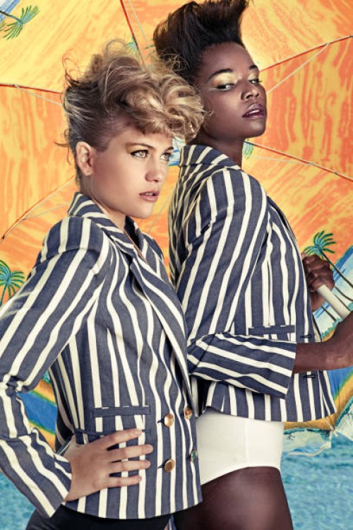 fashion sailor summer portrait - fashion stock pictures, royalty-free photos & images