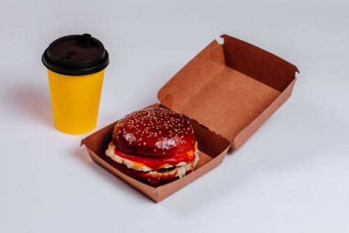 fast food on white background. - junk food stock pictures, royalty-free photos & images