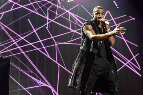 February 22, 2015 - Trey Songz performs at the Verizon Center in Washington, D.C. As part of the Between The Sheets Tour with Chris Brown.