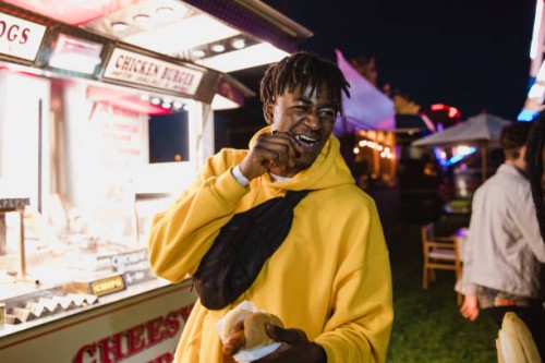 festival appetite - junk food stock pictures, royalty-free photos & images