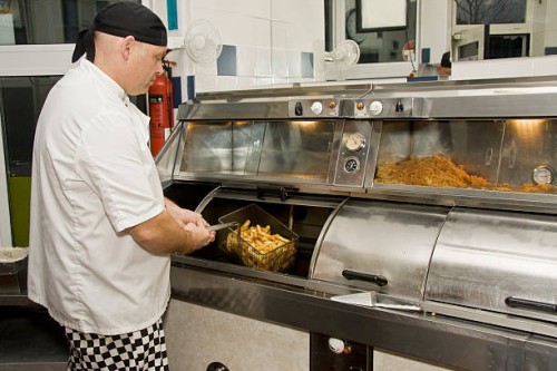 fish and chip shop - junk food stock pictures, royalty-free photos & images