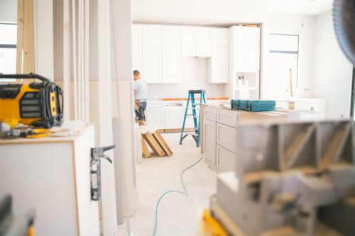 fitting a kitchen - home decoration stock pictures, royalty-free photos & images