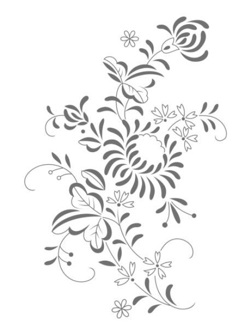 floral pattern of china style - fashion stock illustrations