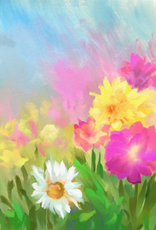 floraler frühlingshintergrund - garden decoration stock-grafiken, -clipart, -cartoons und -symbole