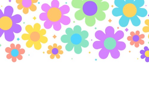 flower happiness spring beauty surprise excitement background - garden decoration stock illustrations