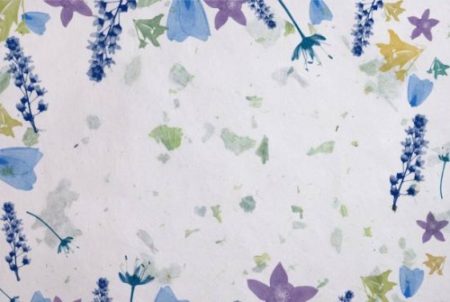 flower paint frame border on recycled mulberry paper background. - garden decoration stock pictures, royalty-free photos & images