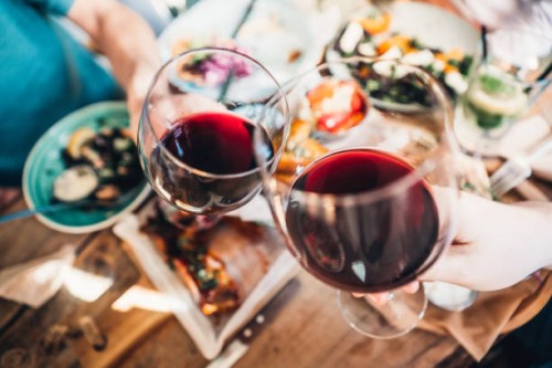 food and wine brings people together - food stock pictures, royalty-free photos & images