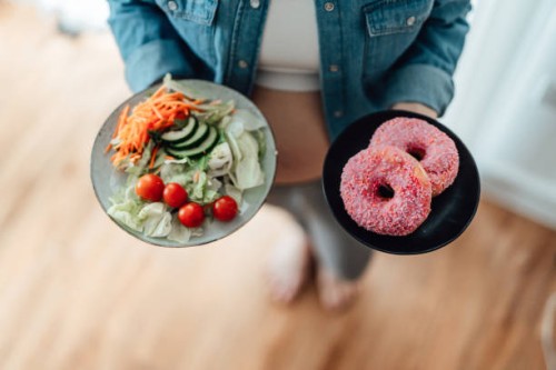 food choice during pregnancy - junk food stock pictures, royalty-free photos & images