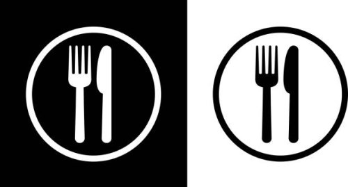 food court sign. - food stock illustrations