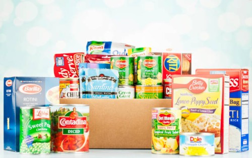 food drive collection - food stock pictures, royalty-free photos & images