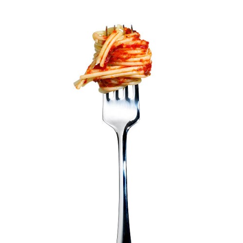 fork and spaghetti - food stock pictures, royalty-free photos & images