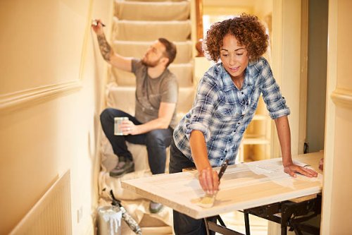 fresh lick of paint - home decoration stock pictures, royalty-free photos & images