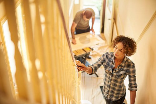 fresh paint for the old house - home decoration stock pictures, royalty-free photos & images