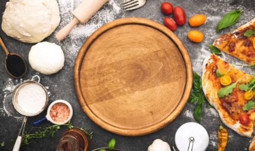 fresh pizza preparing - junk food stock pictures, royalty-free photos & images