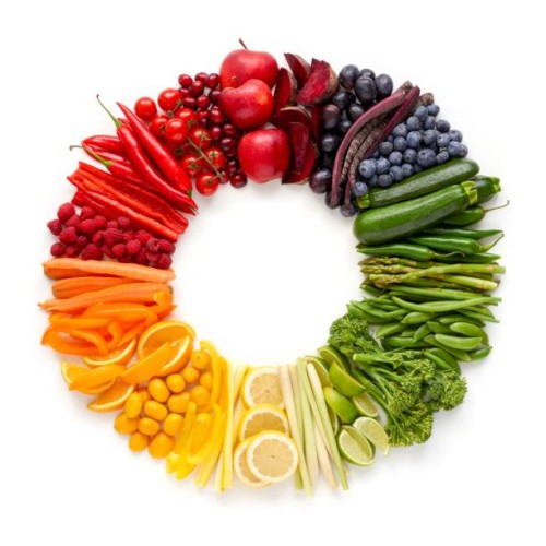 fresh produce in a circle - food stock pictures, royalty-free photos & images